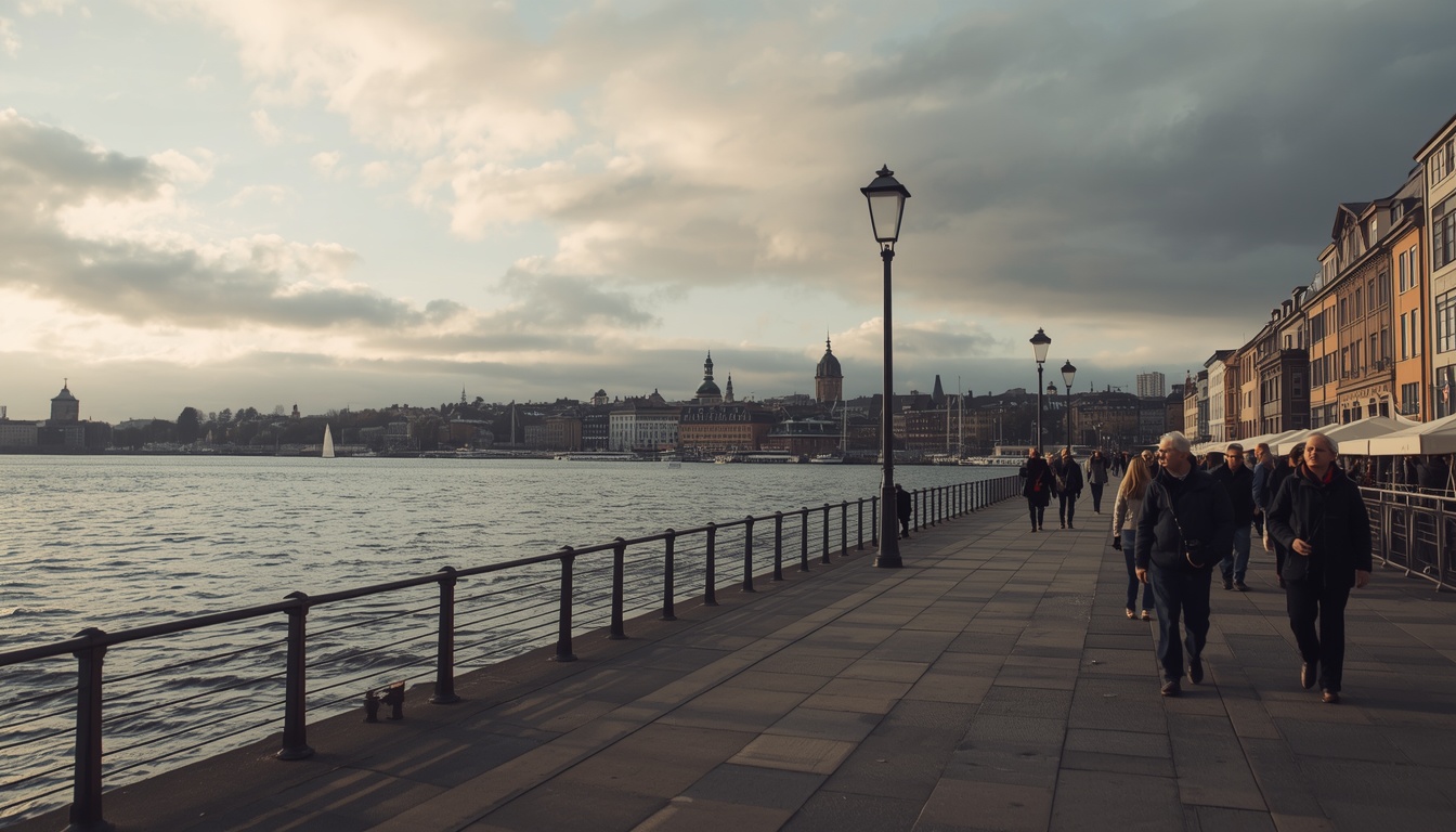 Beauttybiosio group walk along Oslo waterfront